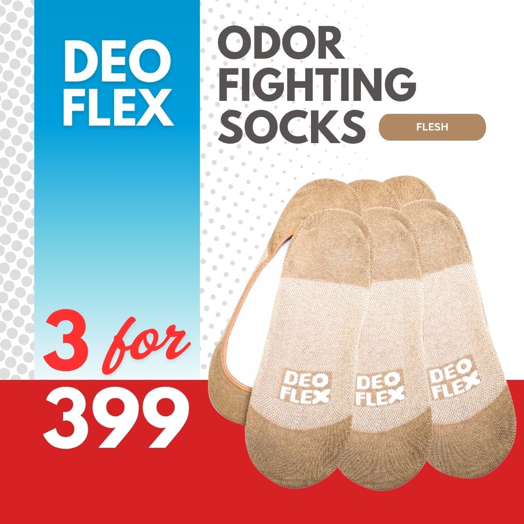 Deoflex Odor Fighting Socks (Beige)