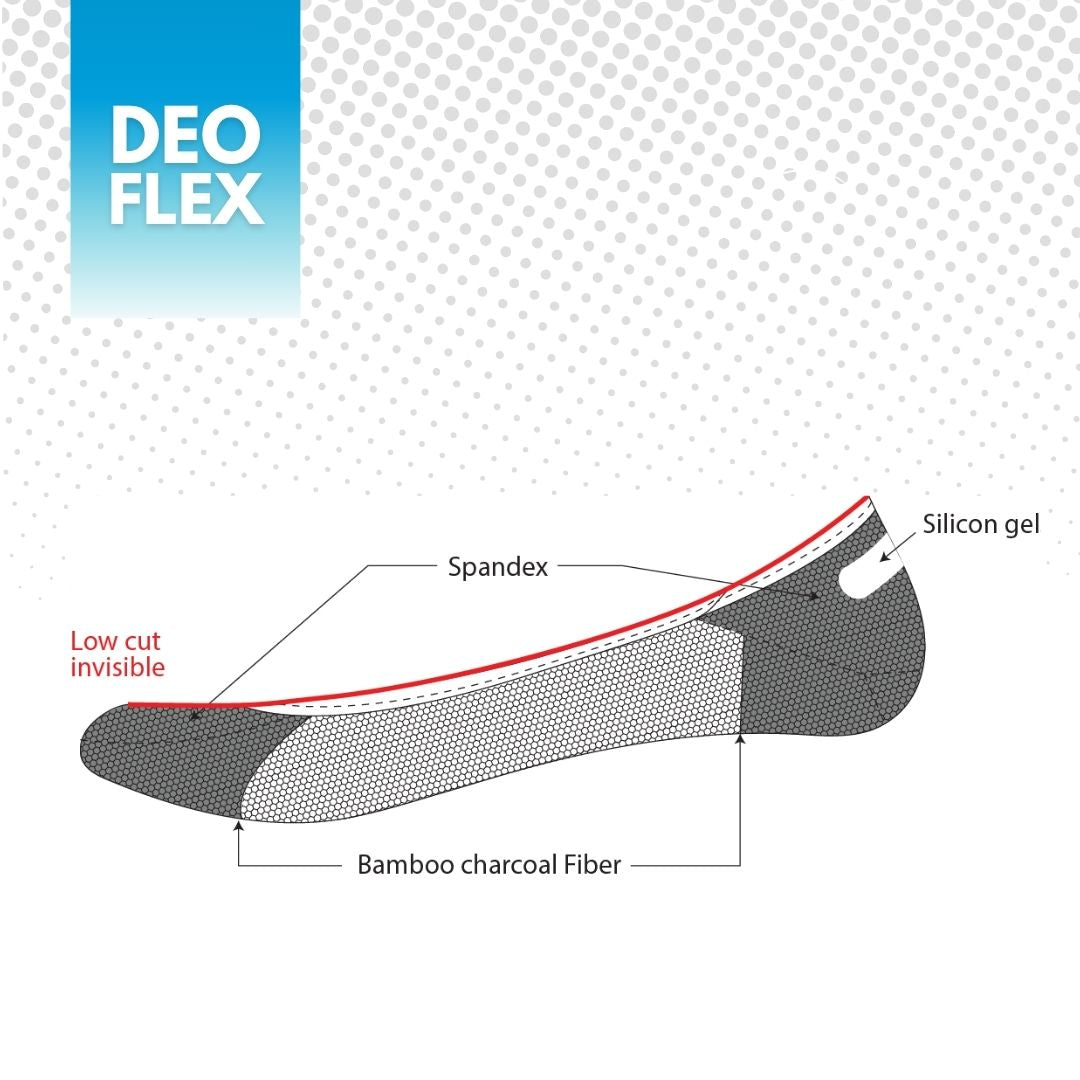 Deoflex Odor Fighting Socks (Beige)