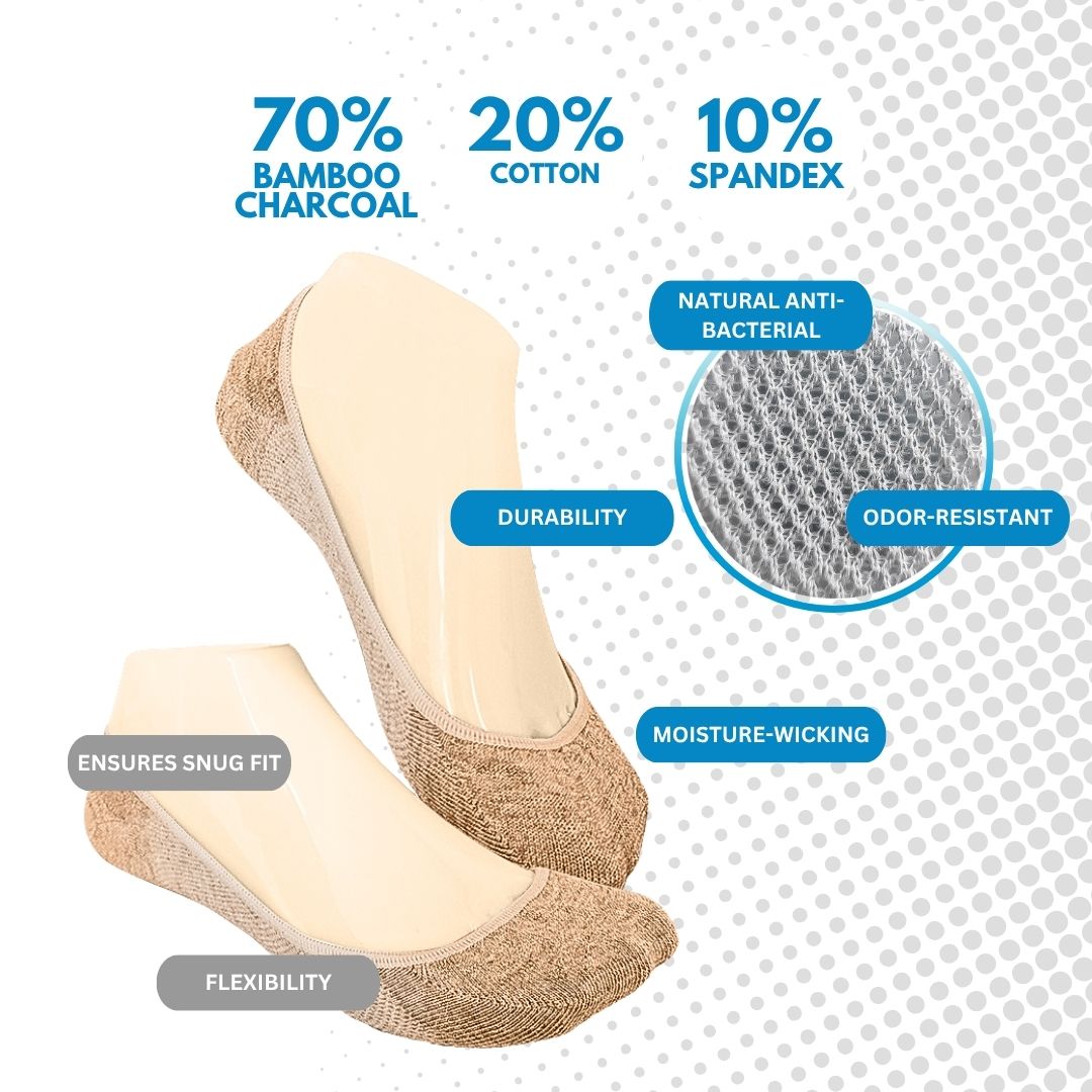 Deoflex Odor Fighting Socks (Beige)