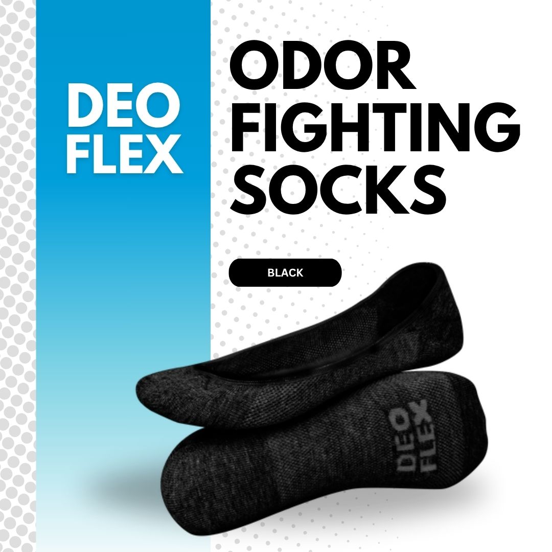 Deoflex Odor Fighting Socks (Black)