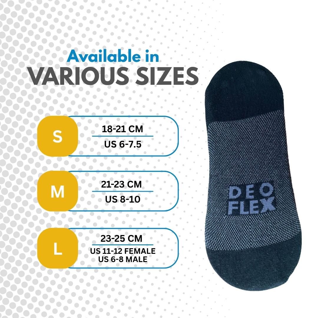 Deoflex Odor Fighting Socks (Black)