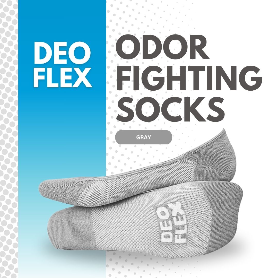 Deoflex Odor Fighting Socks (Gray)