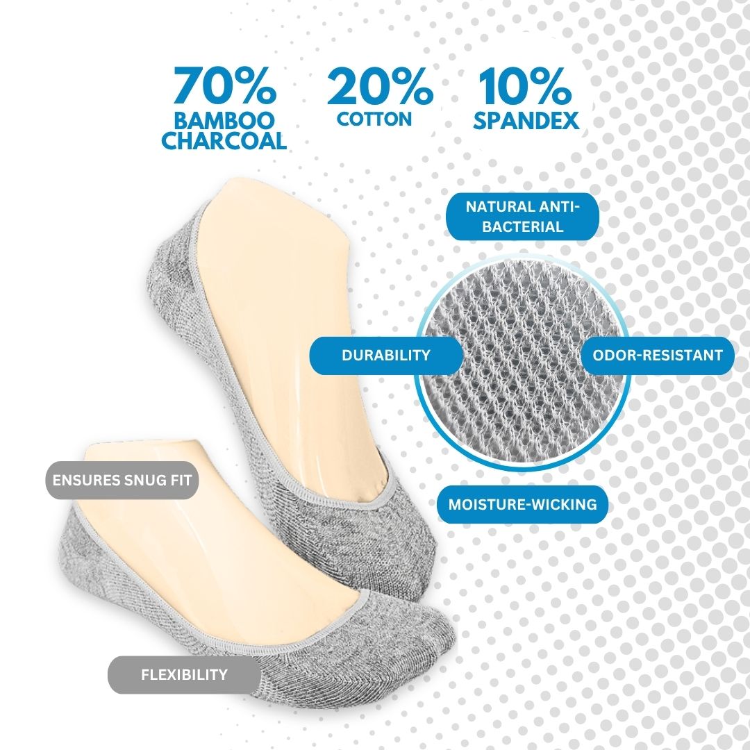 Deoflex Odor Fighting Socks (Gray)
