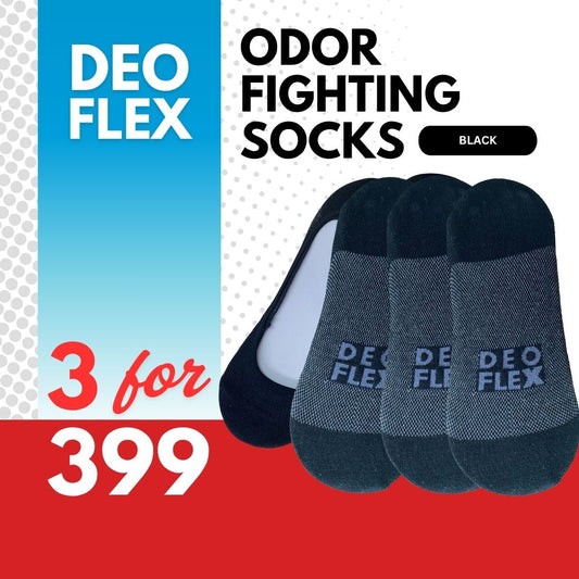 Deoflex Odor Fighting Socks (Black)