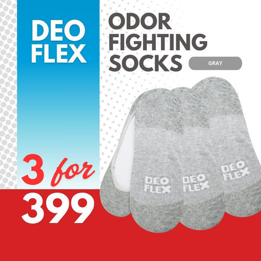 Deoflex Odor Fighting Socks (Gray)